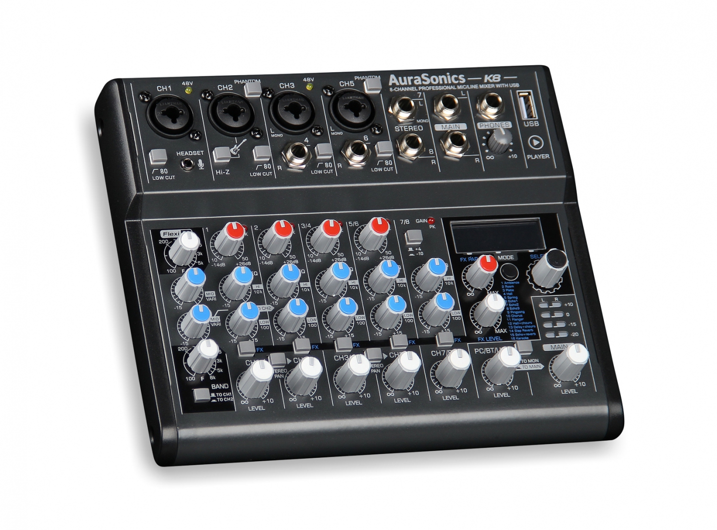AuraSonics K8 компактный микшерный пульт в Азове