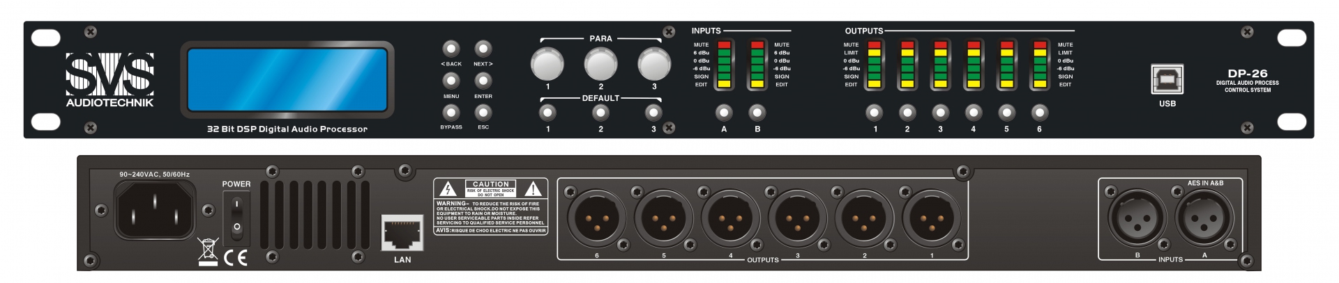 SVS Audiotechnik DP-26 Цифровой процессор: 2 входа 6 выходов в Азове
