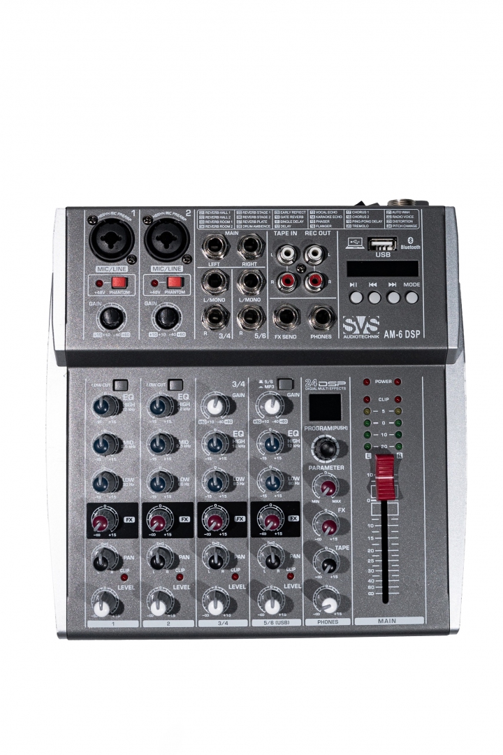 SVS Audiotechnik mixers AM-6 DSP Микшерный пульт аналоговый, 6-канальный SVS Audiotechnik mixers в Азове