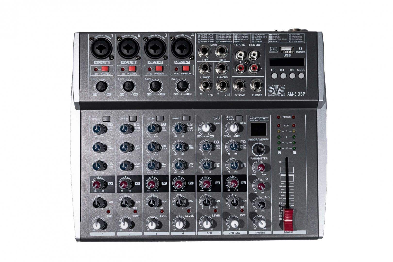 SVS Audiotechnik mixers AM-8 DSP Микшерный пульт аналоговый, 8-канальный в Азове